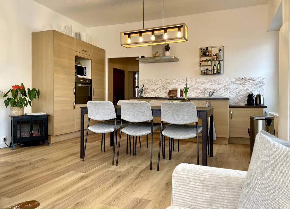 Chaleureux Appartement Entre Lac Et Montagne Neuvecelle Bagian luar foto